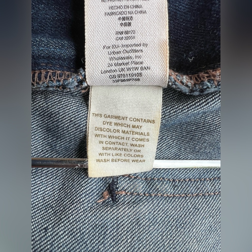 FREE PEOPLE Denim Jean Overalls Boho Festival One-Piece Classic Sz 27 Suspenders - Picture 12 of 12